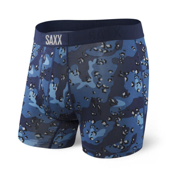 SAXX Vibe Super Soft Boxer Brief - Blue Nighthawk - Blue - 1 - Underwear - Boxer Briefs