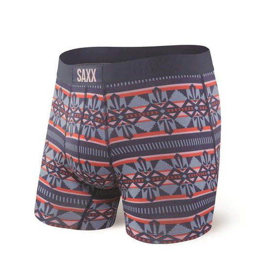 Saxx Vibe Boxer Brief - Ink Trading Blanket Multi