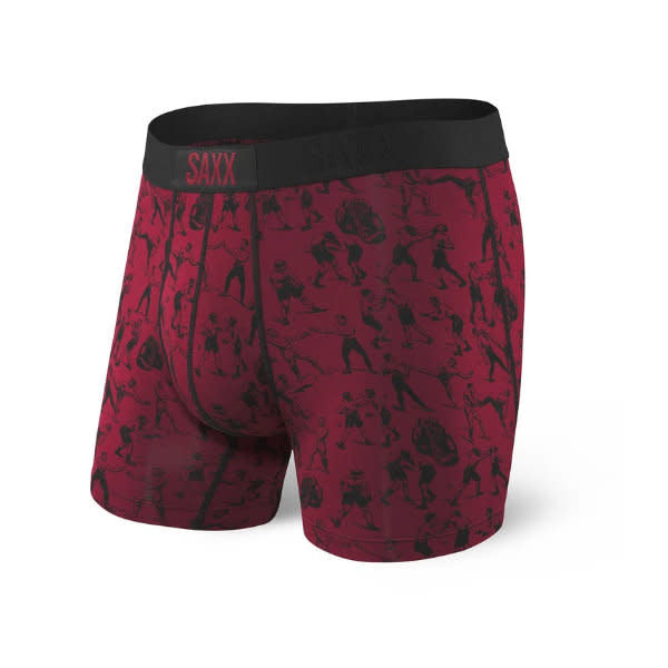 Saxx Vibe Boxer Brief - Knockout Red