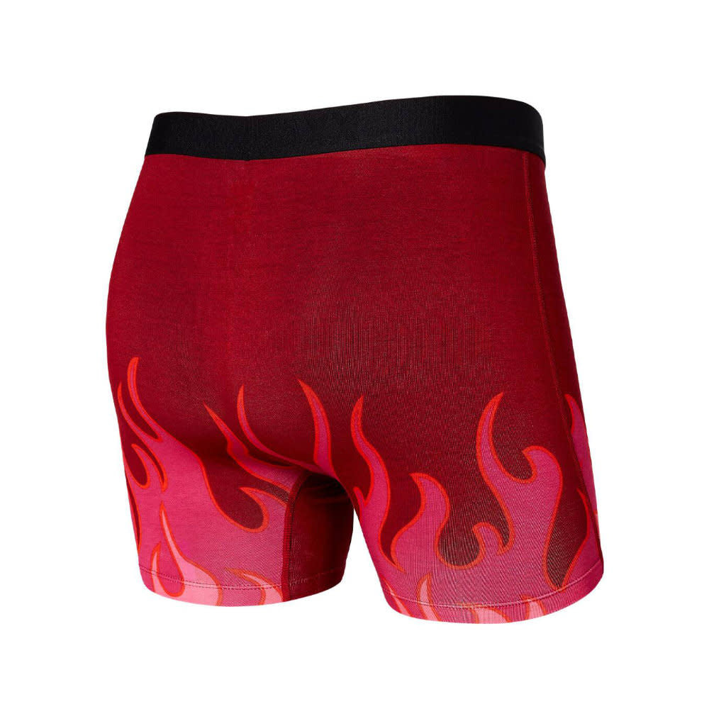 SAXX Vibe Super Soft Boxer Brief - Flame Job - Pink - 2 - Underwear - Boxer Briefs