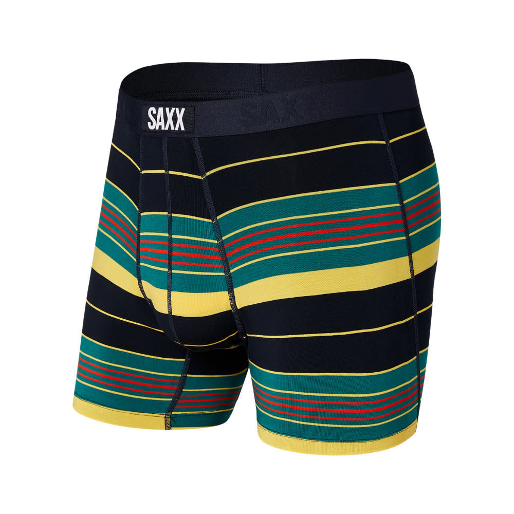 SAXX Vibe Super Soft Boxer Brief - Champ Stripe - Multi - 1 - Underwear - Boxer Briefs