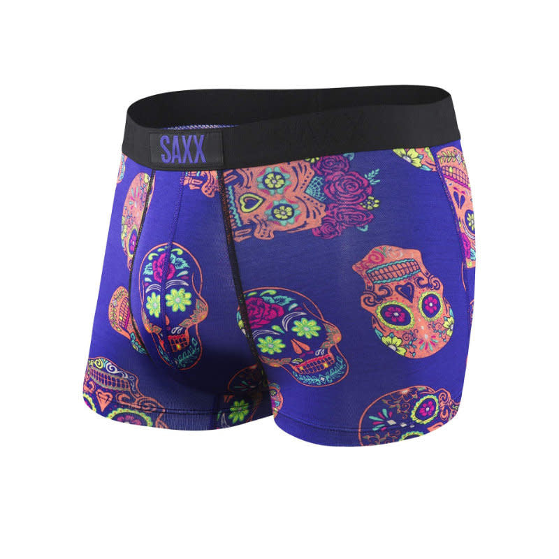 Saxx Vibe Trunk - Day Of The Dead Purple