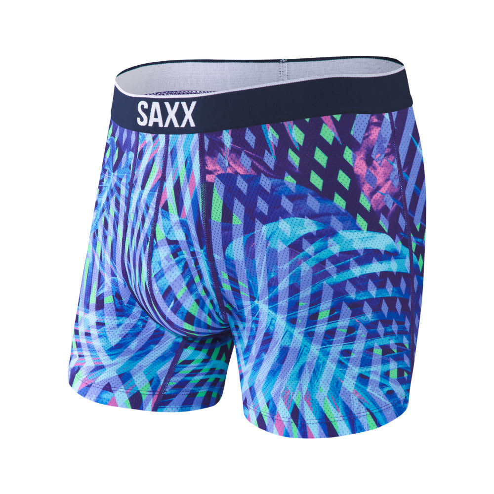 Saxx Volt Boxer Brief - Gel Tropics Purple