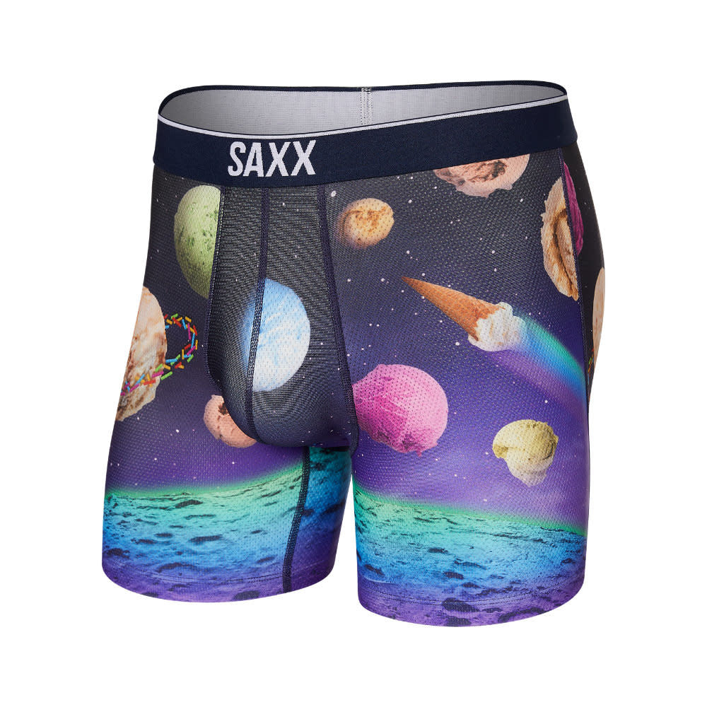 Saxx Volt Boxer Brief - Planet Ice Cream Purple