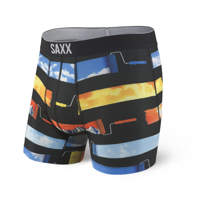 Saxx Volt Boxer Brief - Sunset Strip Black