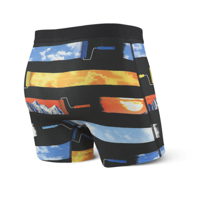 Saxx Volt Boxer Brief - Sunset Strip Black