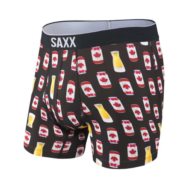 Saxx Volt Boxer Brief - Canadian Lager Black