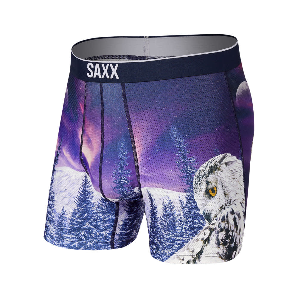 Saxx Volt Boxer Brief - Snow Owl Purple
