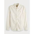 Scotch & Soda Classic Garment Dyed Shirt - Beige - 1 - Tops - Shirts (Long Sleeve)