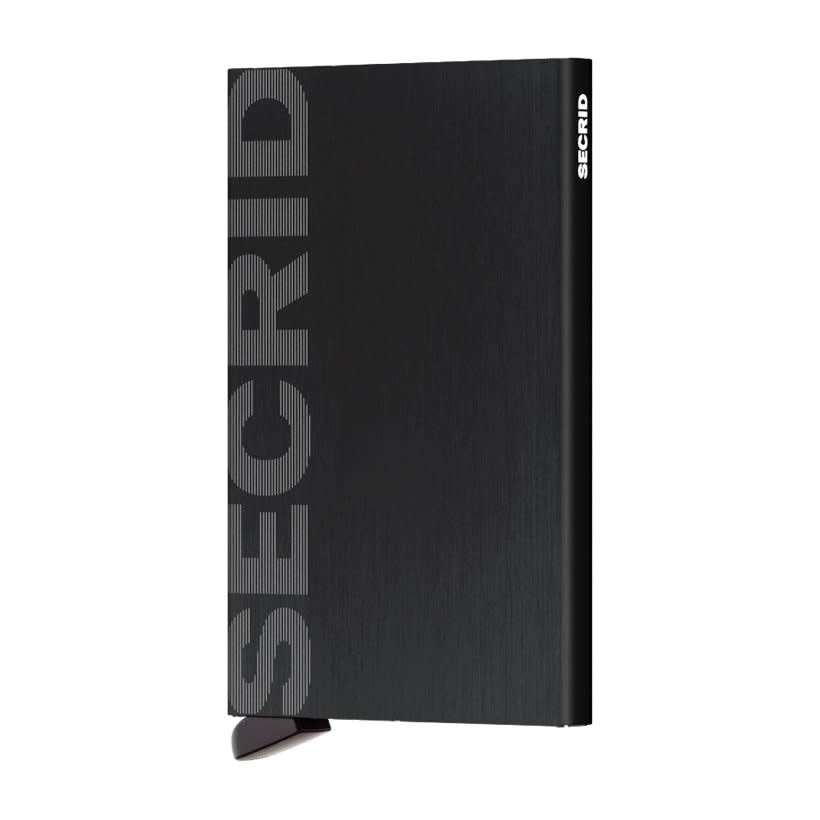 Secrid Cardprotector - Laser Logo Brushed Black