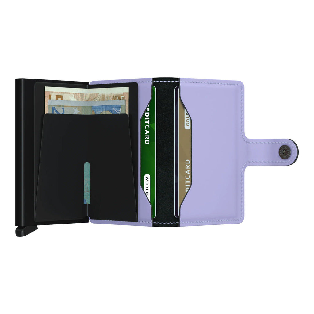 Secrid Miniwallet - Matte Lilac/Black