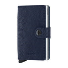'Secrid Miniwallet - Veg' in 'Navy-Silver' colour