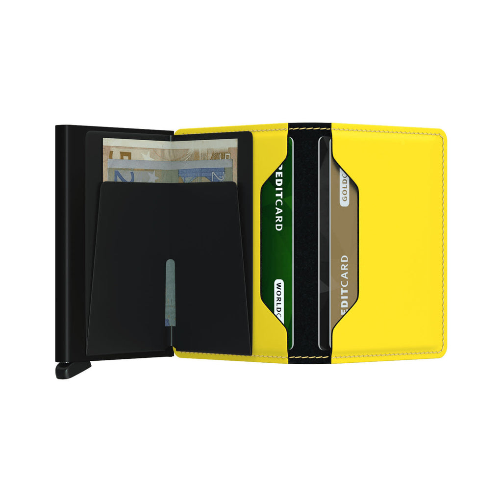 Secrid Slimwallet - Matte Black/Yellow