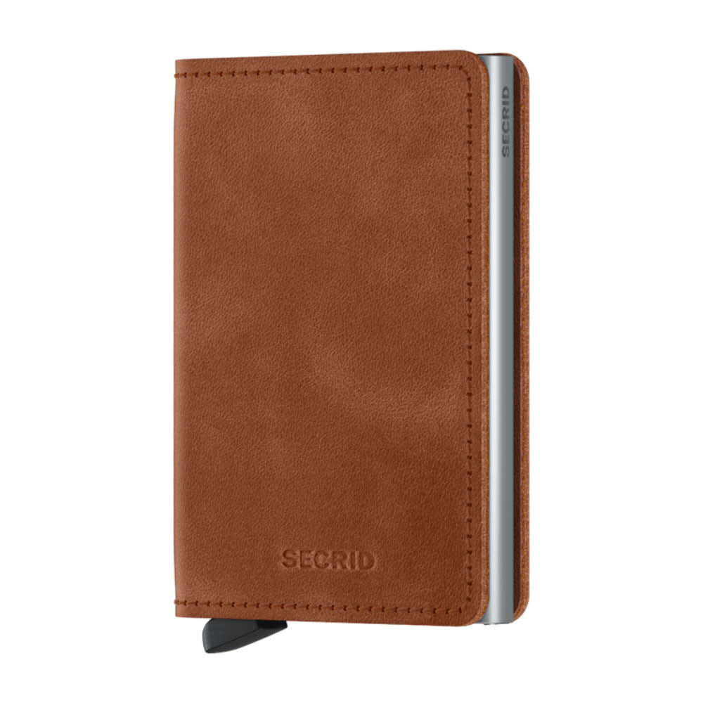 Secrid Slimwallet - Vintage Cognac/Silver