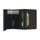 'Secrid Slimwallet - Veg' in 'Black-Black' colour