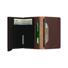 'Secrid Slimwallet - Veg' in 'Espresso-Brown' colour