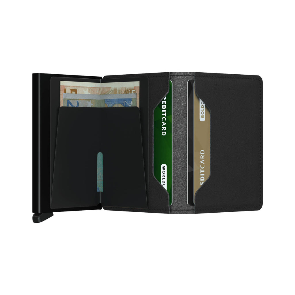 Secrid Slimwallet - Yard (Non-Leather) Black (Non-Leather)