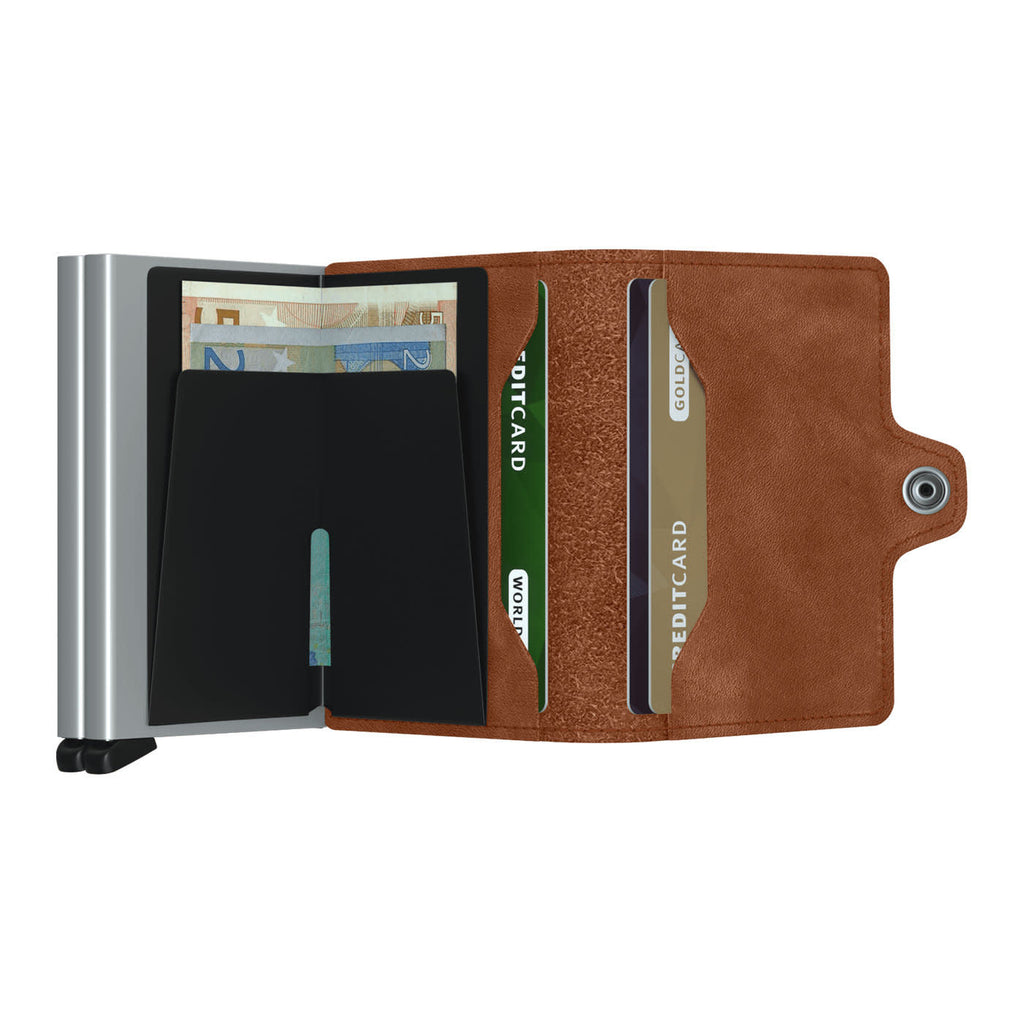 Secrid Twinwallet - Vintage Cognac/Silver