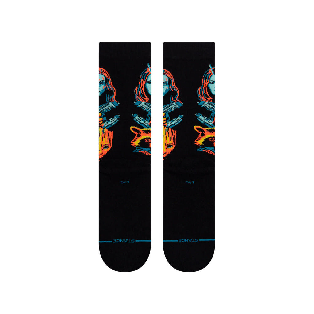 Stance Gotg Awesome Mix Crew Socks Black