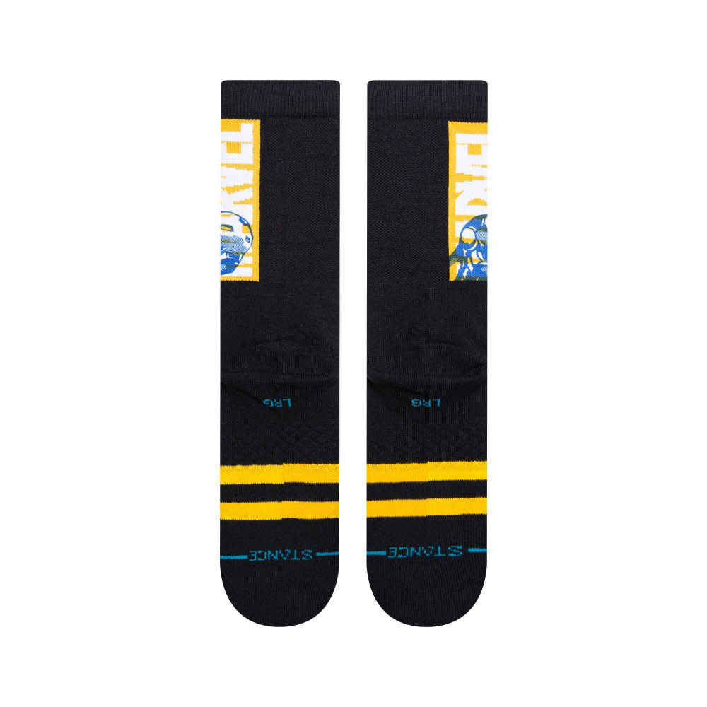Stance Marvel Mark 3 Casual Socks - Black - 3 - Socks - Crew Socks