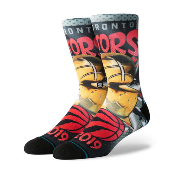 Stance Nba Raptors Championship Socks Black/Red