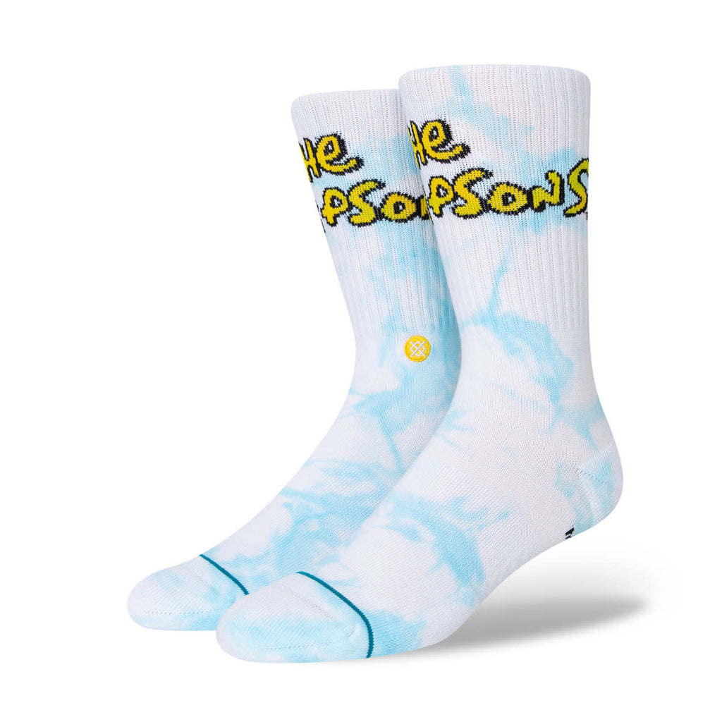 Stance Simpsons Intro Crew Socks White