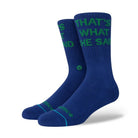 Stance The Office That's What She Said Casual Socks - Navy - 1 - Socks - Crew Socks