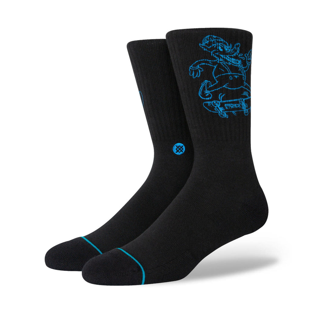 Stance Wolfman Crew Socks Black
