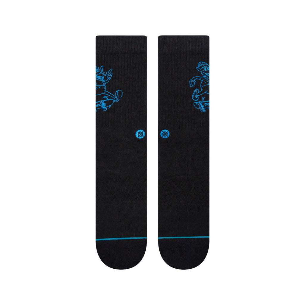 Stance Wolfman Crew Socks Black