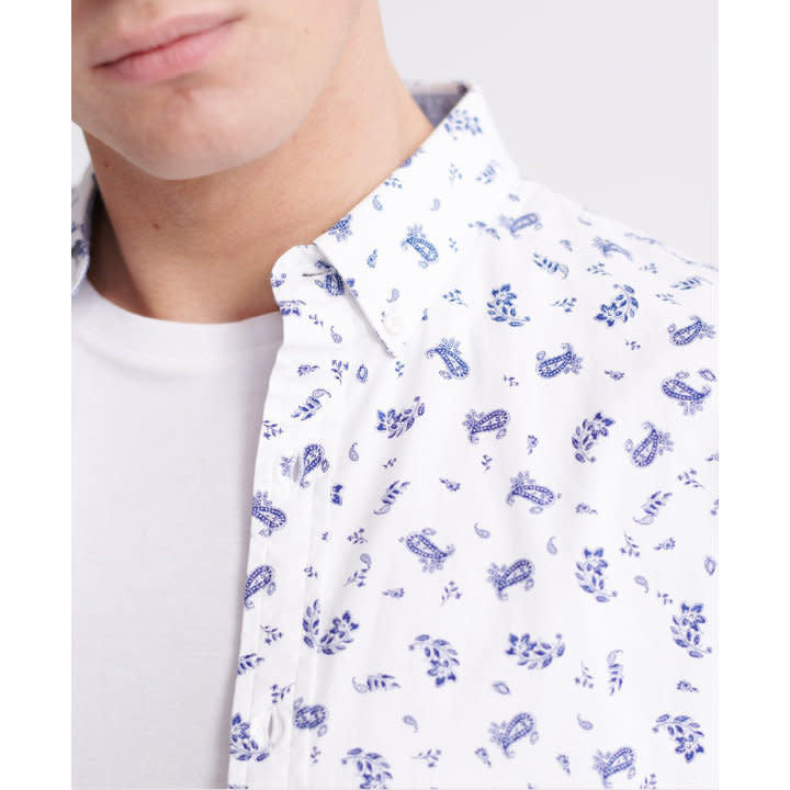Superdry Classic Shoreditch L/S Shirt - Print Optic Paisley