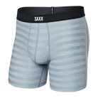 SAXX Droptemp Cooling Mesh Boxer Brief - Mid Grey Heather - Grey - 1 - Underwear - Boxer Briefs