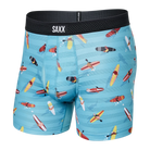 SAXX Droptemp Cooling Mesh Boxer Brief - Paddlers - Paddlers - Blue - 1 - Underwear - Boxer Briefs