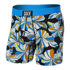 SAXX Ultra Super Soft Boxer Brief - Flower Pop - Blue - 1 - Underwear - Boxer Briefs
