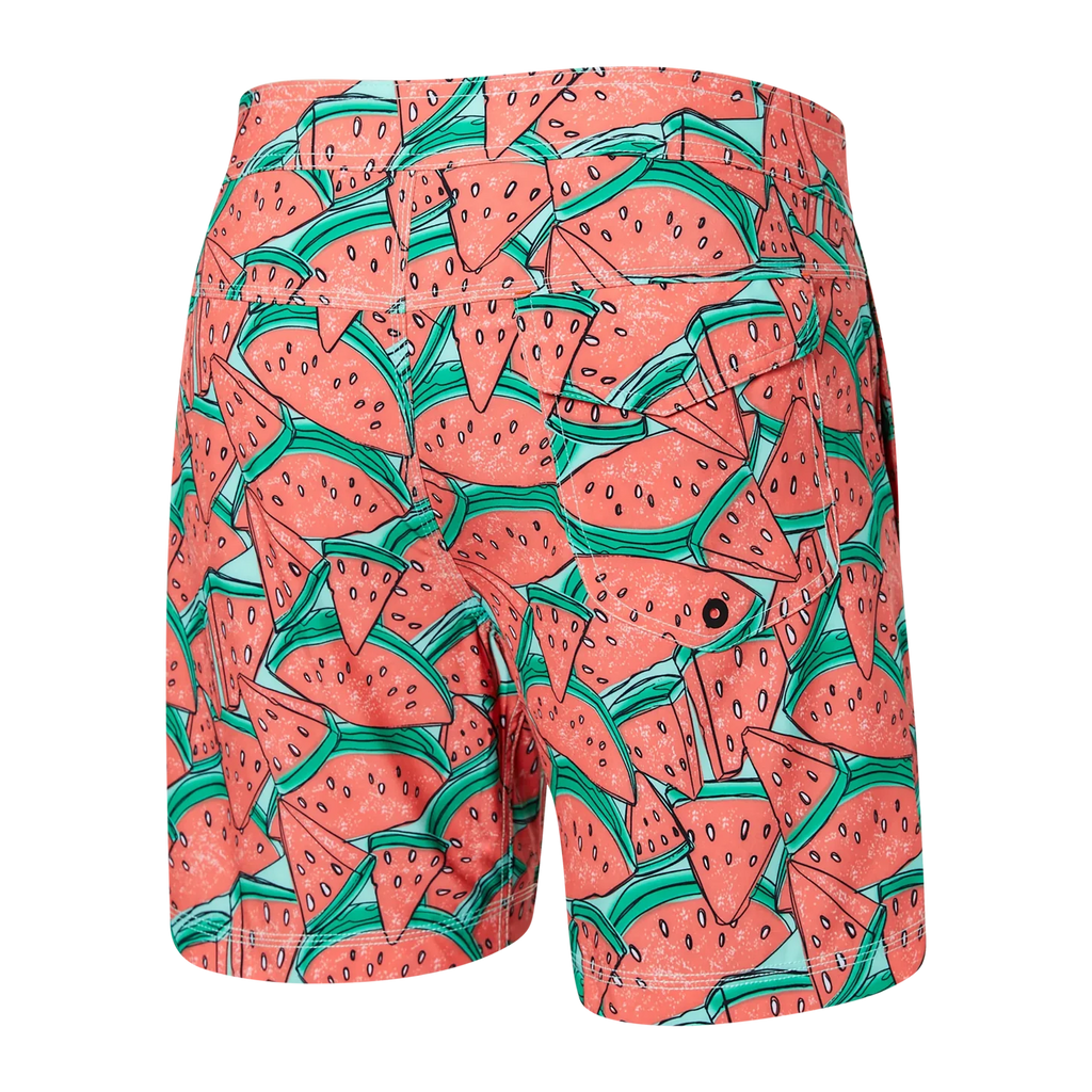 Saxx Betawave 17" Swim Shorts Big Splash Rugby