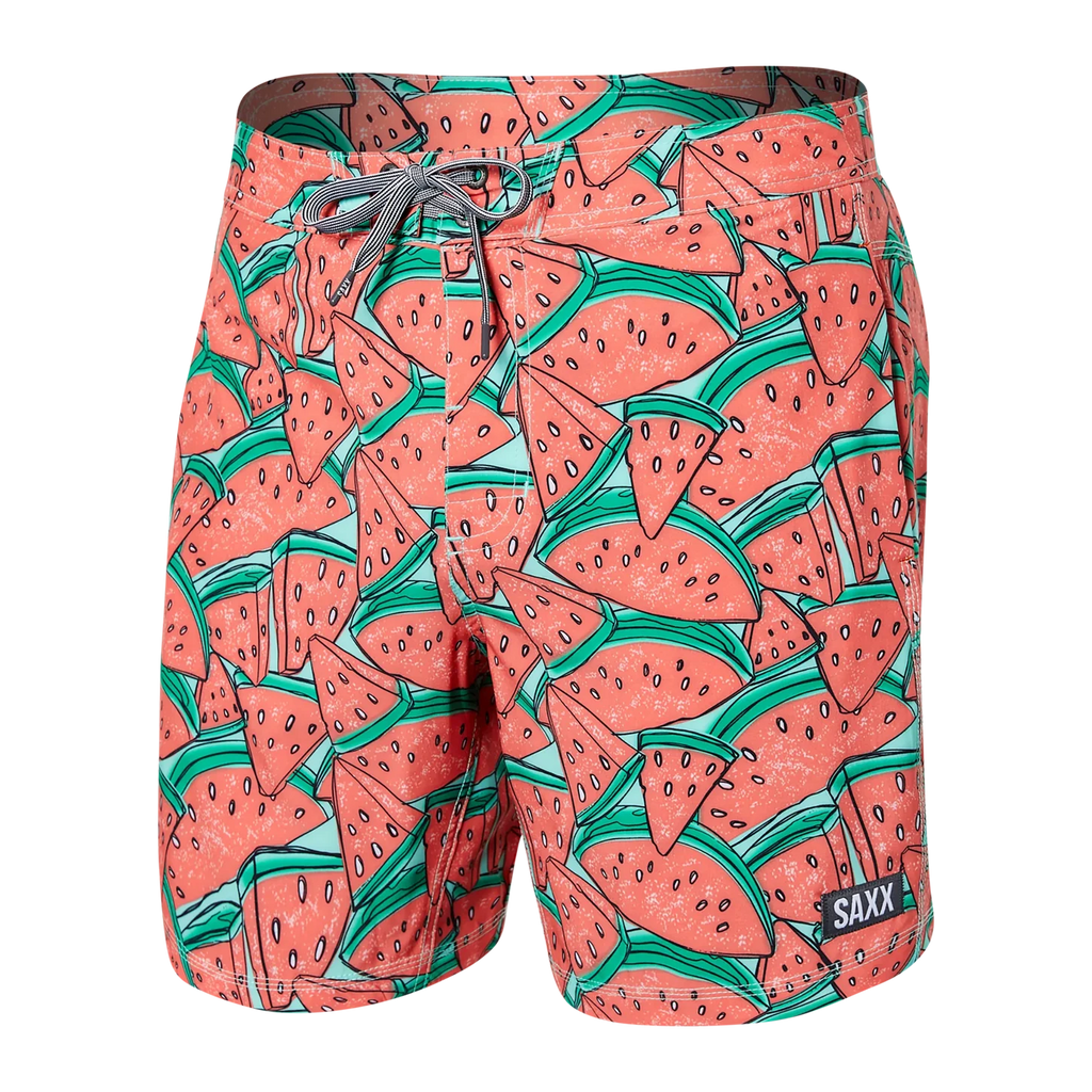 Saxx Betawave 17" Swim Shorts Big Splash Rugby