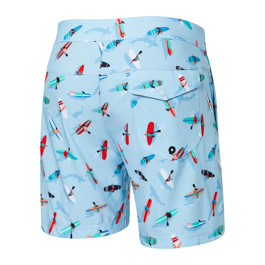 Saxx Betawave 19" Swim Shorts Fish Tank