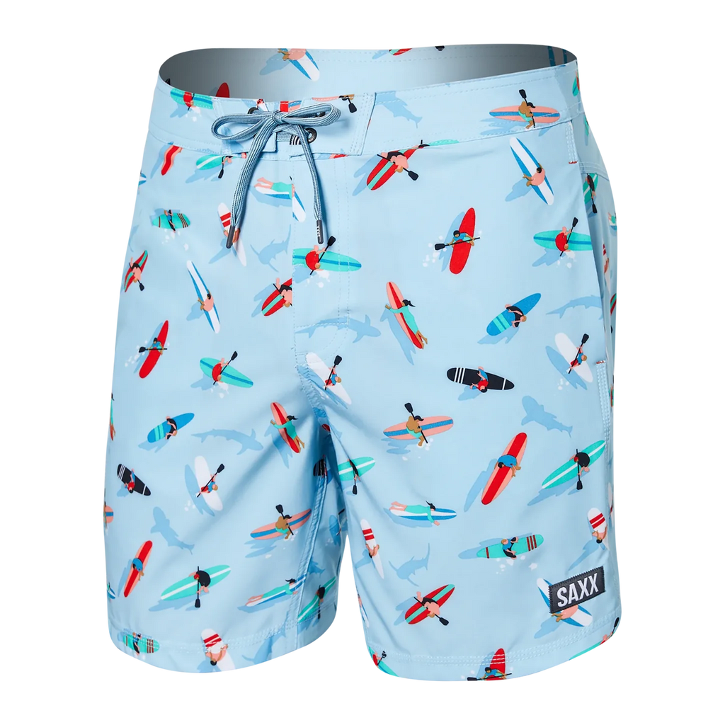 Saxx Betawave 19" Swim Shorts Fish Tank