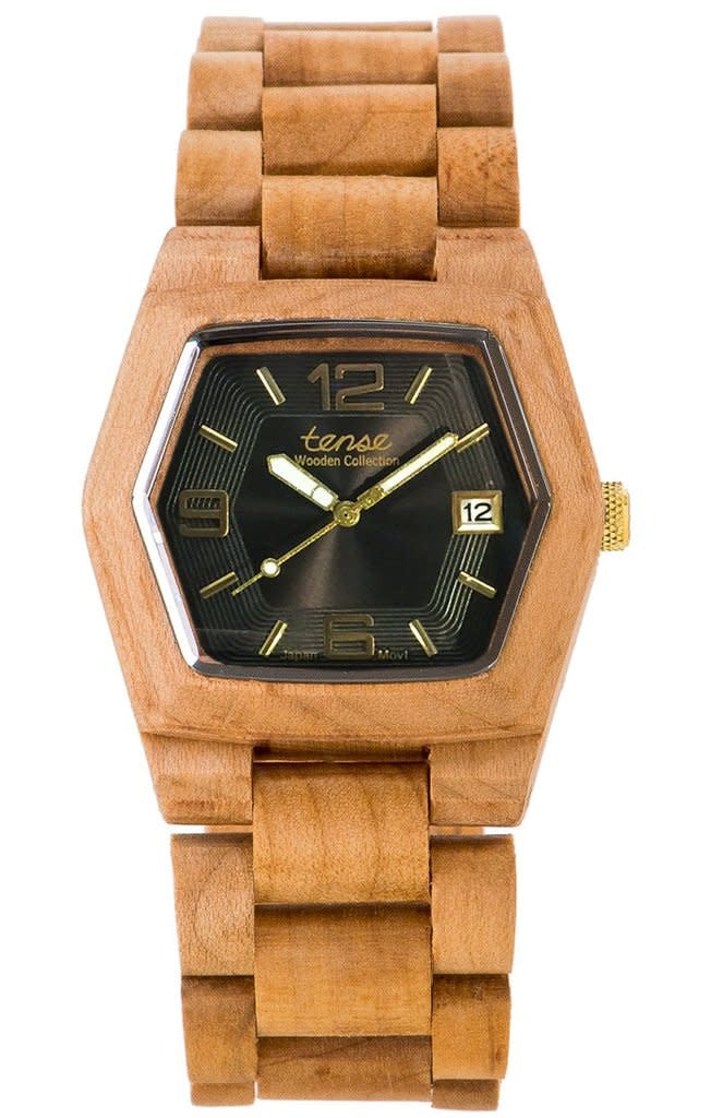 Tense Kootenay Wooden Watch Maplewood