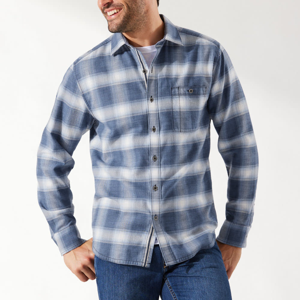 Tommy Bahama Canyon Beach Fireside Plaid Lakewater