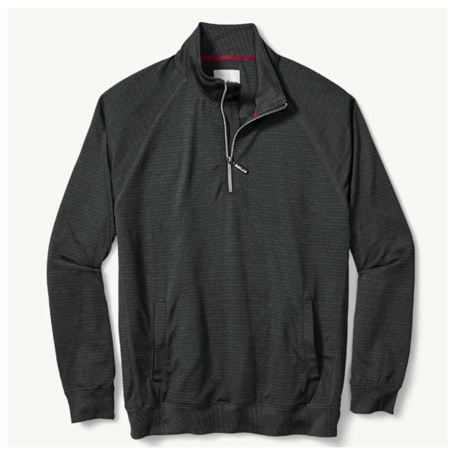 Tommy Bahama Tommy Elite Pro Half Zip Coal