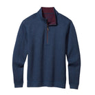 Tommy Bahama New Flipsider Half-Zip Pullover - Navy Heather - 1 - Tops - Zip Sweaters