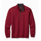 Tommy Bahama New Flipsider Half-Zip Pullover - Jester Red - 1 - Tops - Zip Sweaters