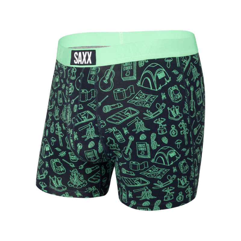 Saxx Ultra Boxer Brief - Green Roughing It Green