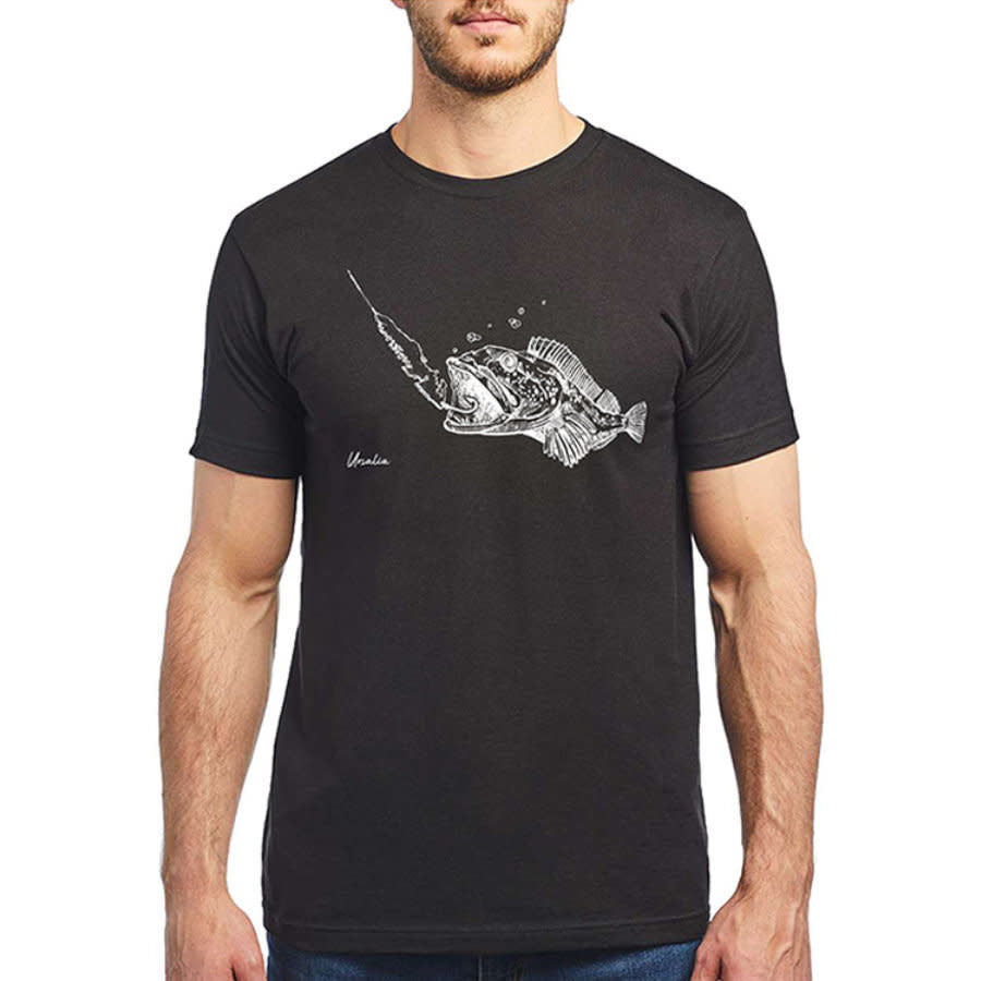 Ursalia Creative Cod Island Lure T-Shirt Black