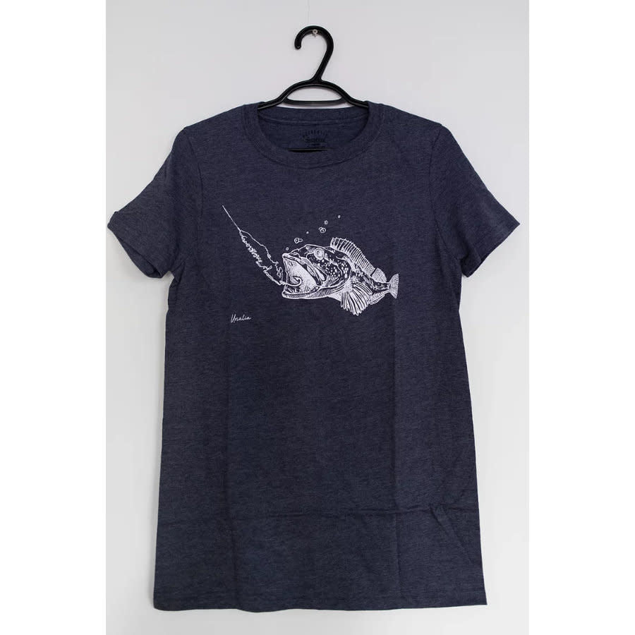Ursalia Creative Cod Island Lure T-Shirt Black