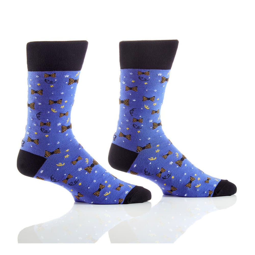 Yo Sox Best Dressed Crew Socks Best Dressed Blue