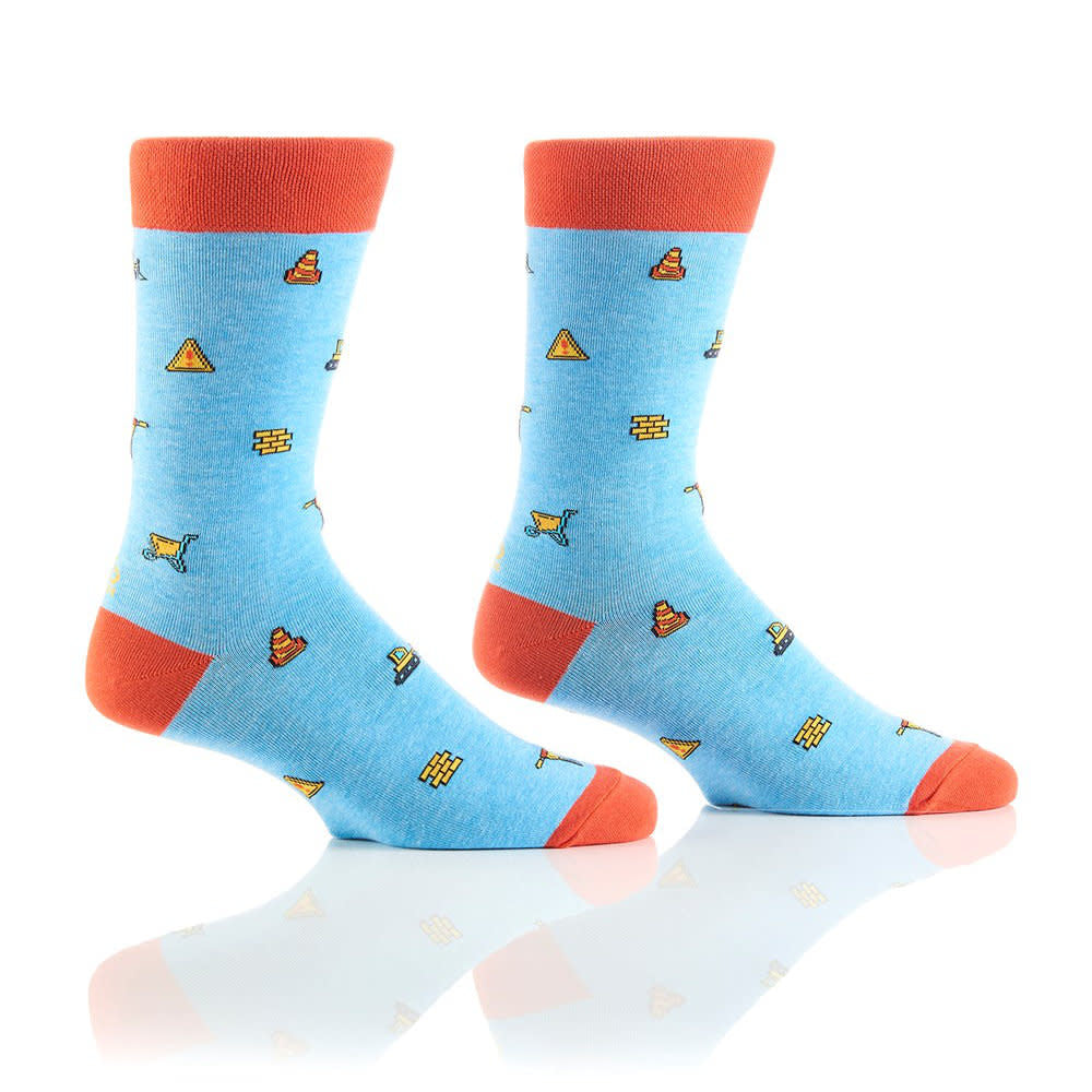 Yo Sox Construction Crew Socks Blue