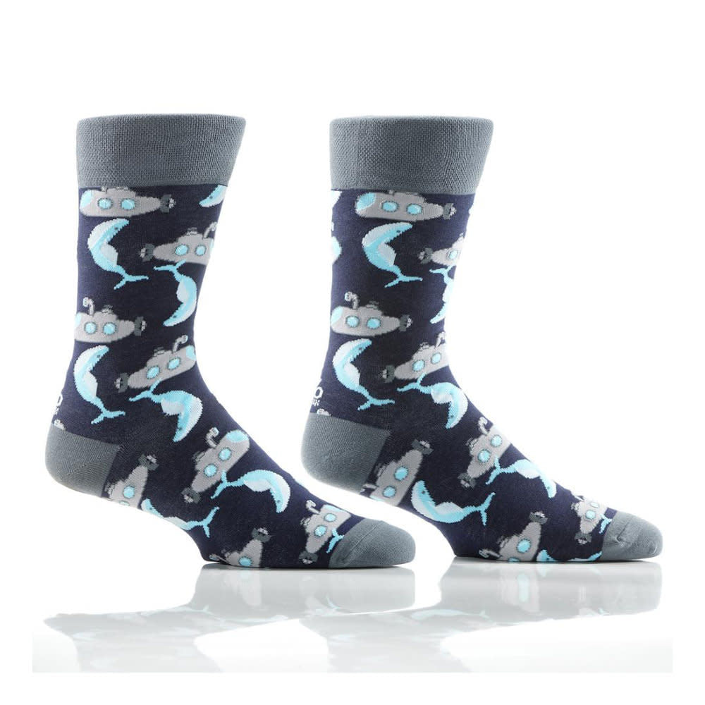Yo Sox Deep Dive Crew Socks Navy
